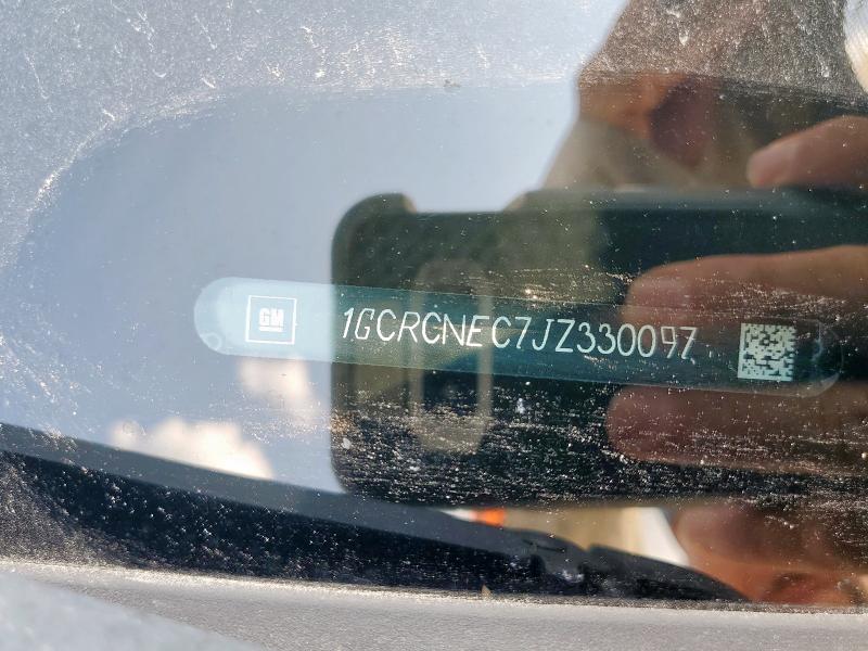 1GCRCNEC7JZ330097 - 2018 CHEVROLET SILVERADO C1500 თეთრი ფოტო 12