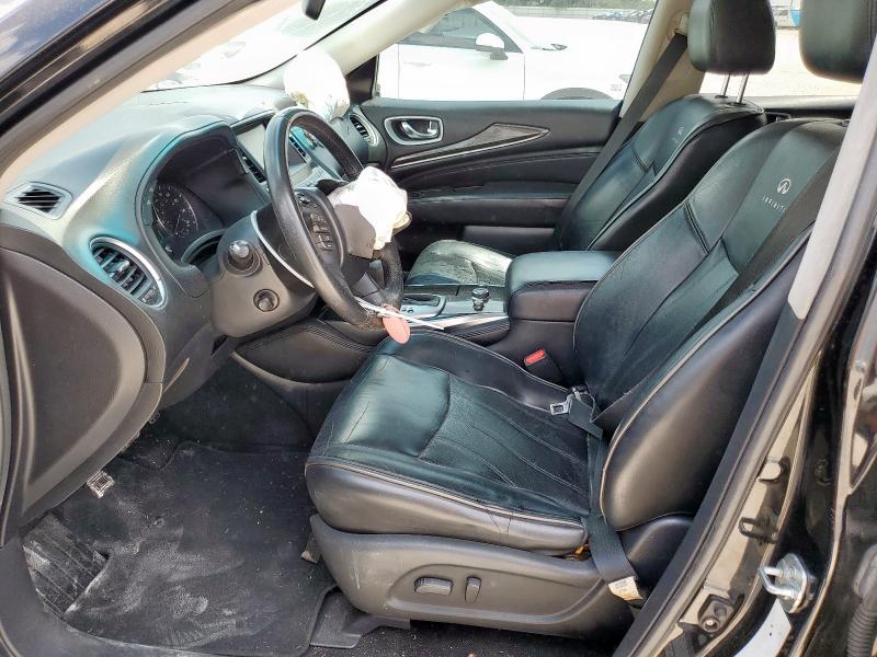 5N1AL0MM8EC528394 - 2014 INFINITI QX60 BLACK photo 7