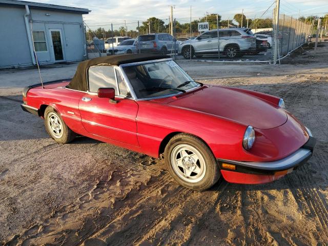 ZARBA5586K1066332 - 1989 ALFA ROMEO SPIDER VELOCE RED photo 4