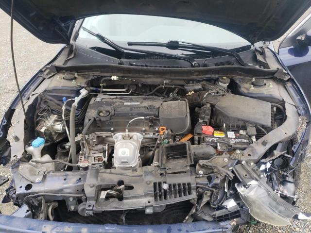 1HGCR2F30HA066670 - 2017 HONDA ACCORD LX BLUE photo 11