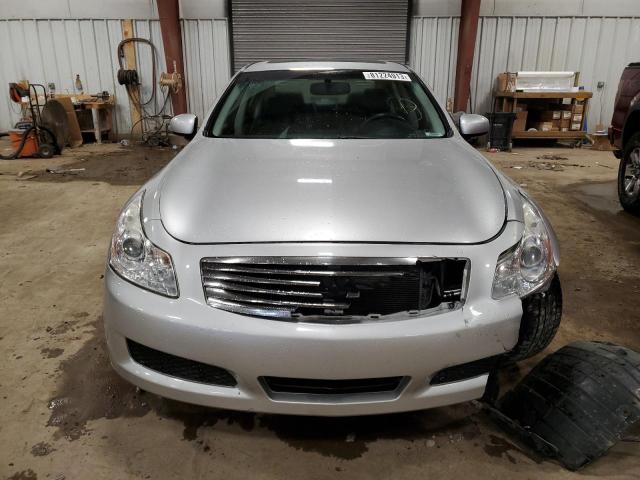 JNKBV61F48M280721 - 2008 INFINITI G35 SILVER photo 5