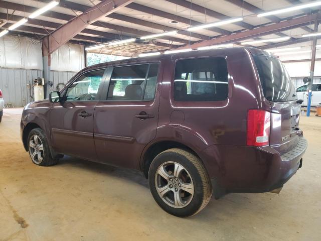 5FNYF4H58CB062454 - 2012 HONDA PILOT EXL ბურგუნდია ფოტო 2