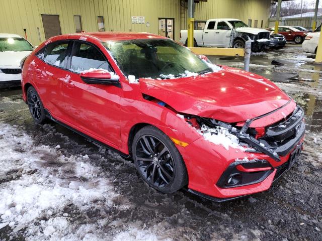 SHHFK7H40LU411780 - 2020 HONDA CIVIC SPORT 红色 照片 4