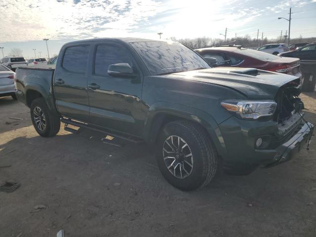 3TMCZ5AN0NM460239 - 2022 TOYOTA TACOMA DOUBLE CAB GREEN photo 4