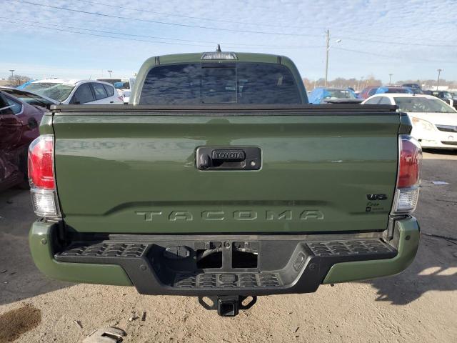 3TMCZ5AN0NM460239 - 2022 TOYOTA TACOMA DOUBLE CAB GREEN photo 6