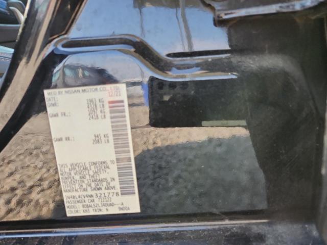 1N4BL4CV4NN321778 - 2022 NISSAN ALTIMA SR Schwarz Foto 12