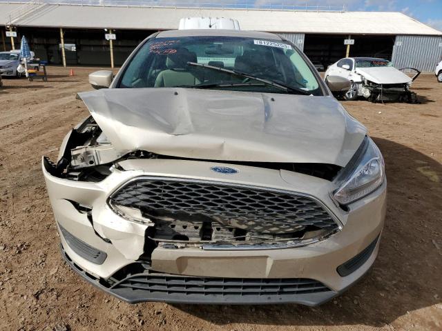 1FADP3F28HL348264 - 2017 FORD FOCUS SE BEIGE photo 5