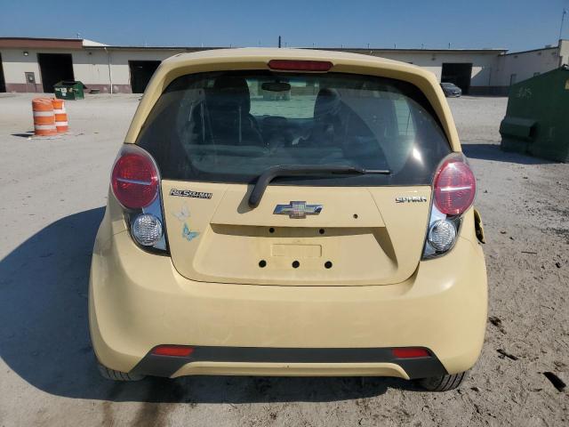 KL8CD6S99DC554182 - 2013 CHEVROLET SPARK 1LT YELLOW photo 6