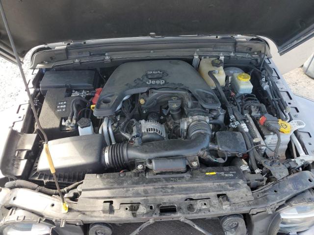 1C4HJXEG8KW597154 - 2019 JEEP WRANGLER U SAHARA ვერცხლისფერი ფოტო 12