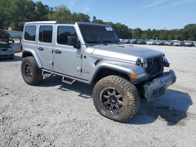 1C4HJXEG8KW597154 - 2019 JEEP WRANGLER U SAHARA ვერცხლისფერი ფოტო 4