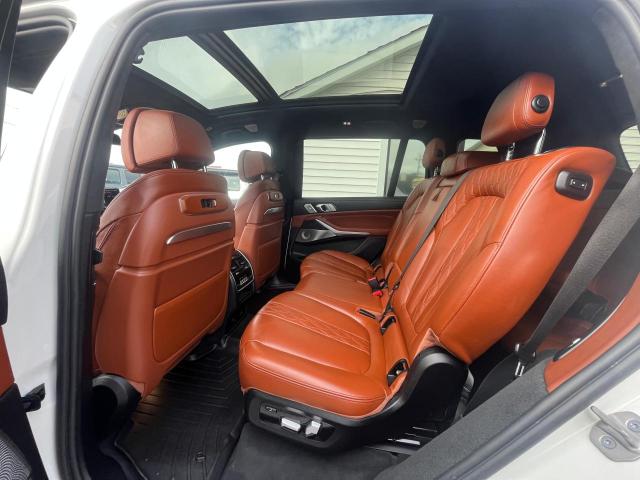 5UX33EM04P9P12415 - 2023 BMW X7 M60I WHITE photo 6