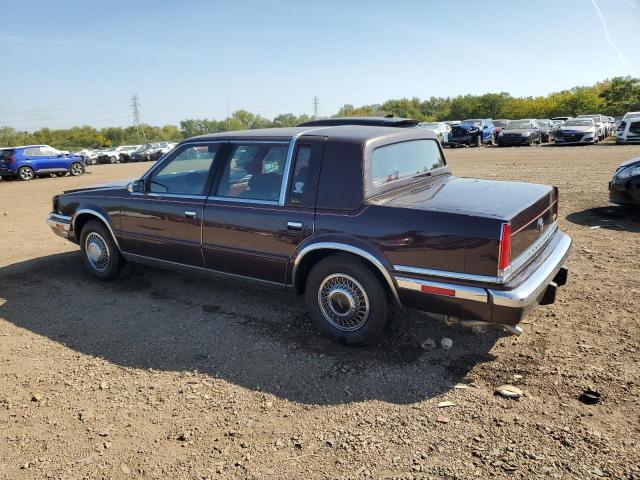 1C3XY66R3LD896814 - 1990 CHRYSLER NEW YORKER FIFTH AVENUE MAROON photo 2