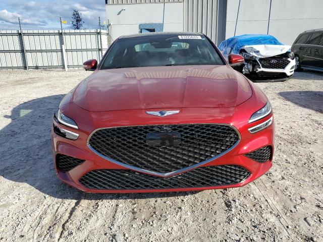 KMTG54TE9NU101036 - 2022 GENESIS G70 BASE RED photo 5