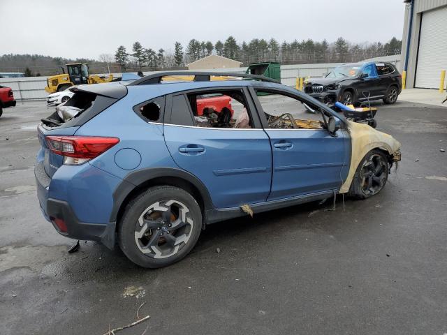 JF2GTHNC8NH222867 - 2022 SUBARU CROSSTREK LIMITED BLUE photo 3