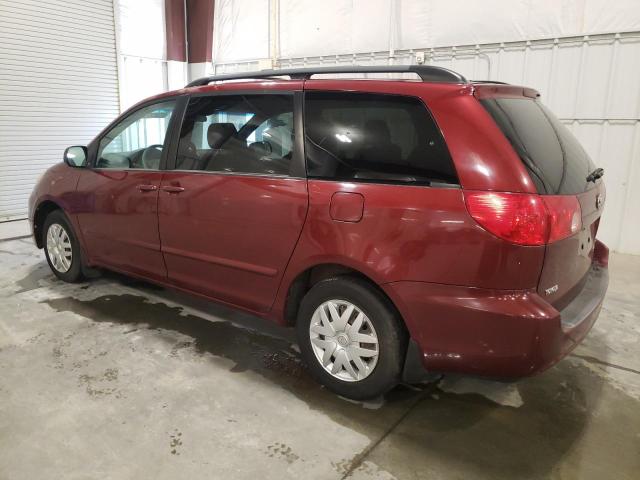 5TDZK23C77S032227 - 2007 TOYOTA SIENNA CE MAROON photo 2