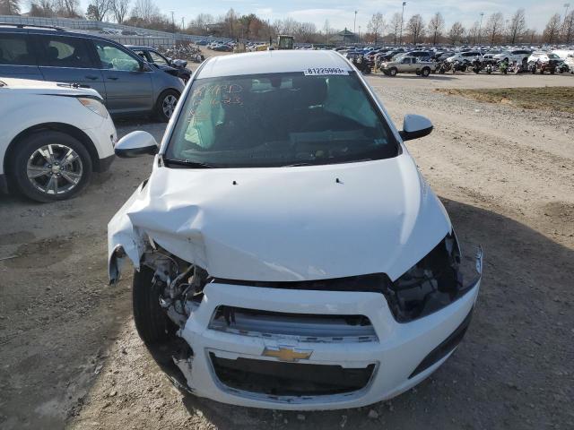 1G1JC5SH3F4137553 - 2015 CHEVROLET SONIC LT WHITE photo 5