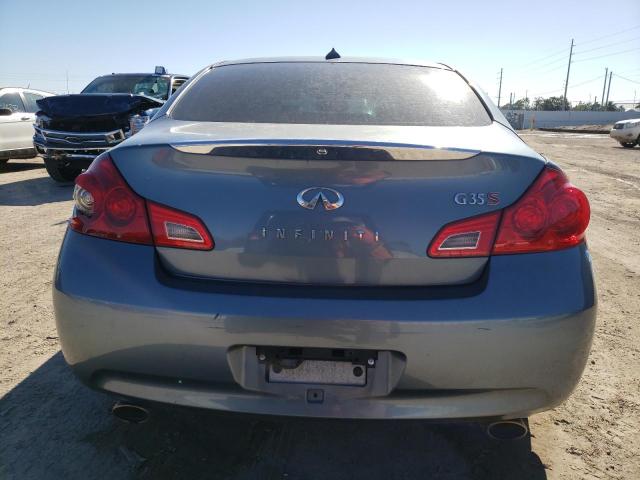 JNKBV61E28M217379 - 2008 INFINITI G35 BLUE photo 6