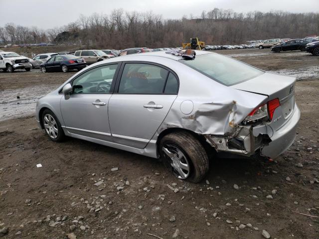 2HGFA1F58AH318897 - 2010 HONDA CIVIC LX SILVER photo 2