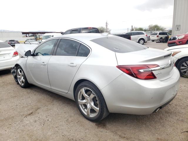 2G4GN5EX3F9133476 - 2015 BUICK REGAL PREMIUM SILVER photo 2