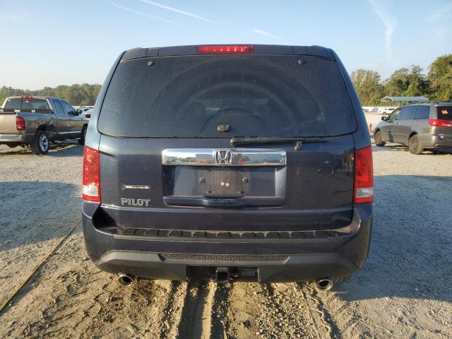 5FNYF3H59CB039727 - 2012 HONDA PILOT EXL BLUE photo 6