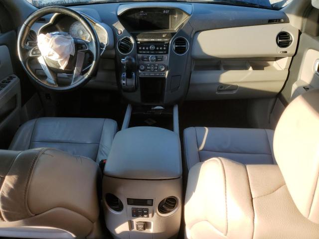 5FNYF3H59CB039727 - 2012 HONDA PILOT EXL BLUE photo 8