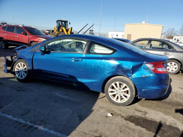 2HGFG3B00CH516882 - 2012 HONDA CIVIC EXL ლურჯი ფოტო 2