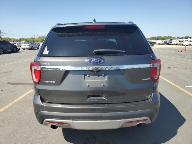 1FM5K8FH0HGA16032 - 2017 FORD EXPLORER LIMITED CHARCOAL photo 6