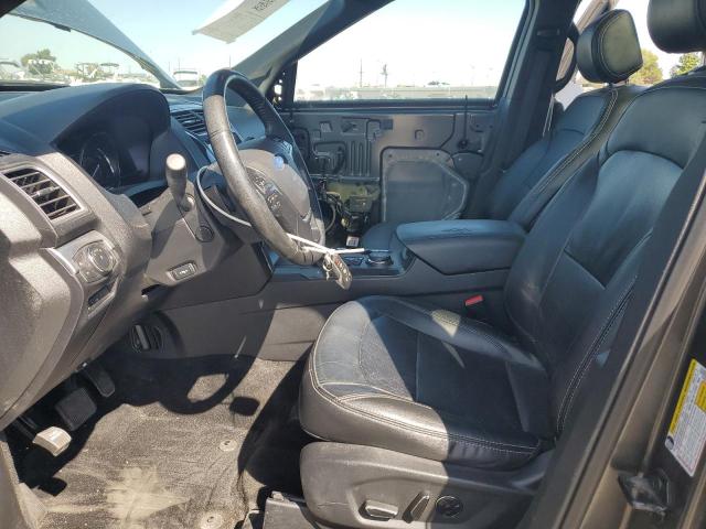 1FM5K8FH0HGA16032 - 2017 FORD EXPLORER LIMITED CHARCOAL photo 7