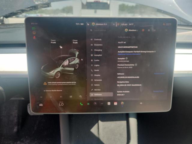 5YJ3E1EA9PF687349 - 2023 TESLA MODEL 3 石墨色 照片 9