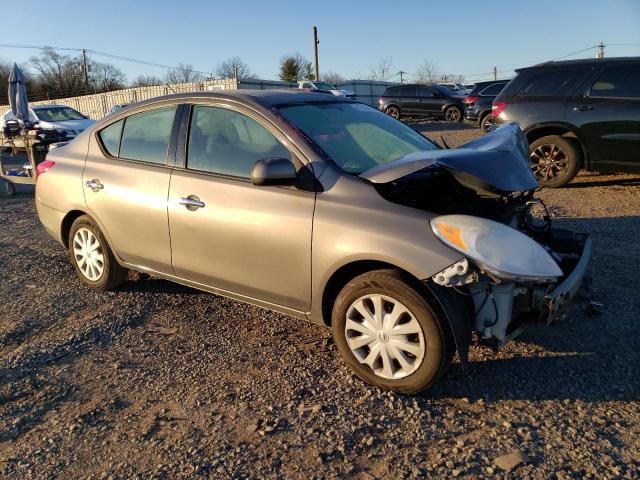 3N1CN7AP0EL804783 - 2014 NISSAN VERSA S BROWN photo 4