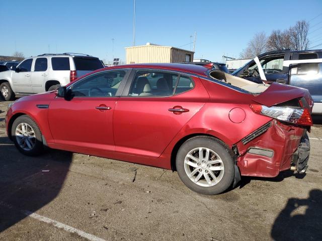 5XXGM4A71DG230253 - 2013 KIA OPTIMA LX RED photo 2