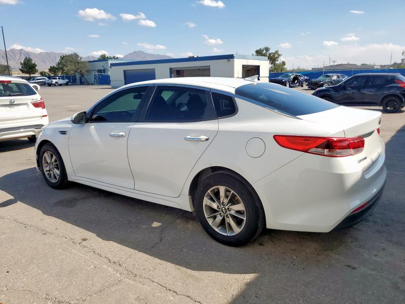 5XXGT4L19HG135750 - 2017 KIA OPTIMA LX WHITE photo 2