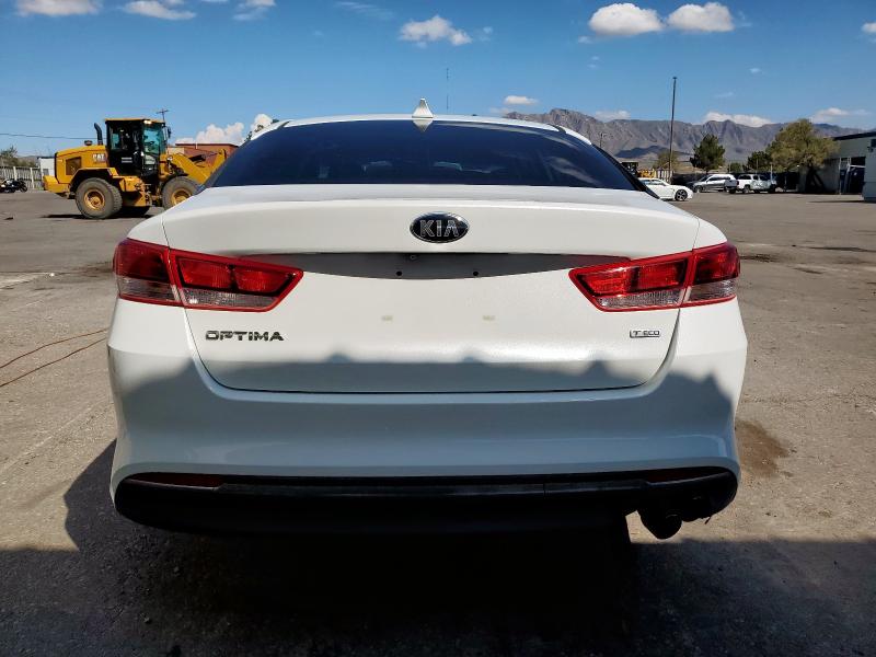 5XXGT4L19HG135750 - 2017 KIA OPTIMA LX WHITE photo 6