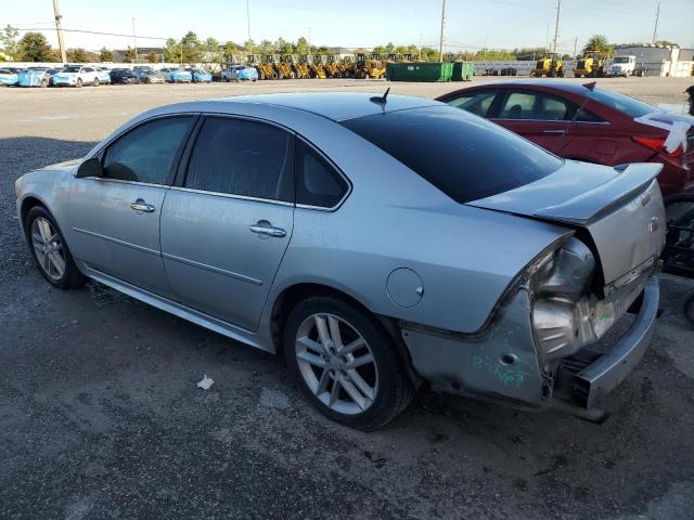 2G1WC5E36D1170349 - 2013 CHEVROLET IMPALA LTZ ვერცხლისფერი ფოტო 2