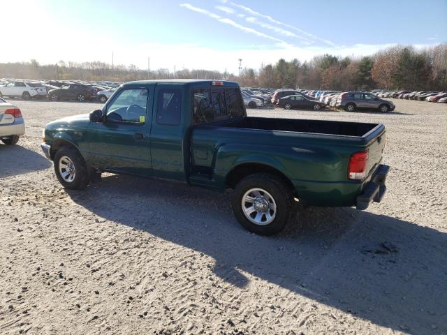 1FTYR14V5YTA79986 - 2000 FORD RANGER SUPER CAB GREEN photo 2