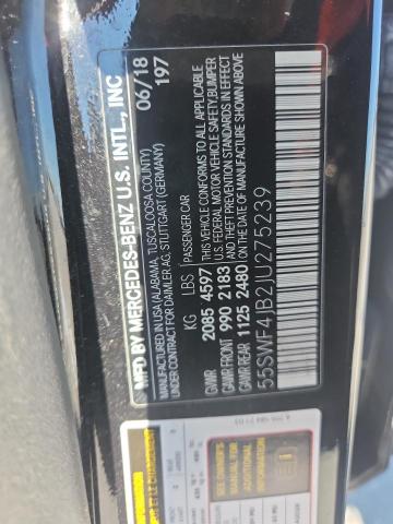 55SWF4JB2JU275239 - 2018 MERCEDES-BENZ C 300 黑色 照片 13