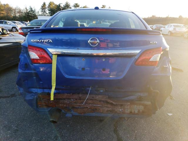 3N1AB7AP7FY309758 - 2015 NISSAN SENTRA S BLUE photo 6