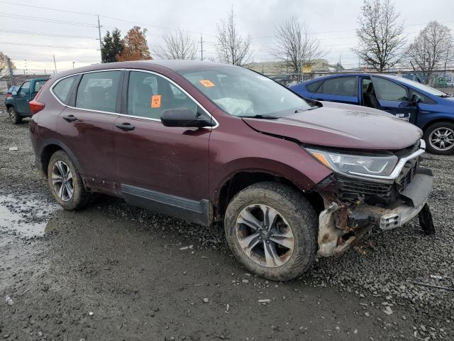 2HKRW6H3XHH223801 - 2017 HONDA CR-V LX BURGUNDY photo 4