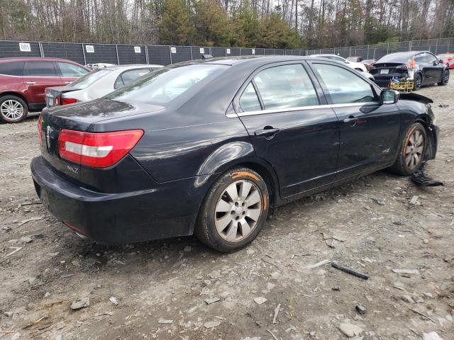 3LNHM26TX8R646707 - 2008 LINCOLN MKZ BLACK photo 3