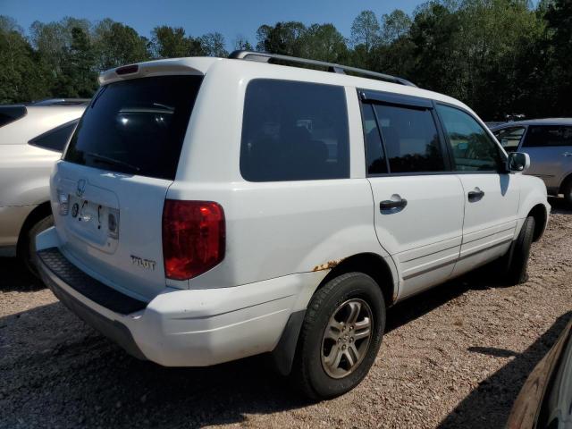 5FNYF18455B026388 - 2005 HONDA PILOT EX WHITE photo 3