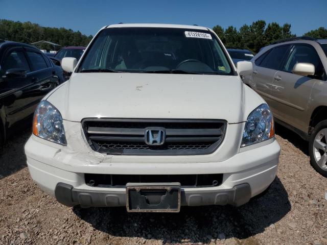 5FNYF18455B026388 - 2005 HONDA PILOT EX WHITE photo 5