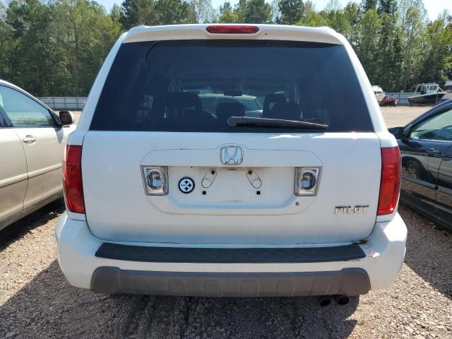 5FNYF18455B026388 - 2005 HONDA PILOT EX WHITE photo 6