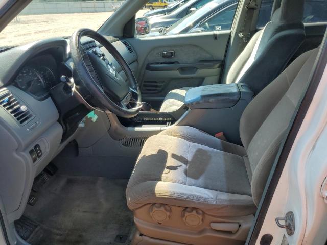5FNYF18455B026388 - 2005 HONDA PILOT EX WHITE photo 7