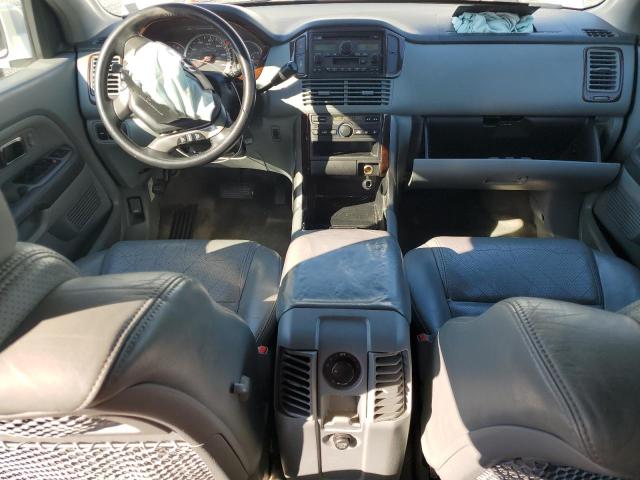 2HKYF18543H599208 - 2003 HONDA PILOT EXL WHITE photo 8