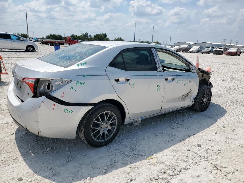 5YFBURHE4GP435234 - 2016 TOYOTA COROLLA L SILVER photo 3