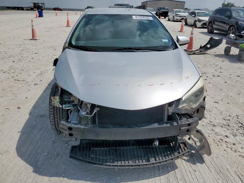 5YFBURHE4GP435234 - 2016 TOYOTA COROLLA L SILVER photo 5