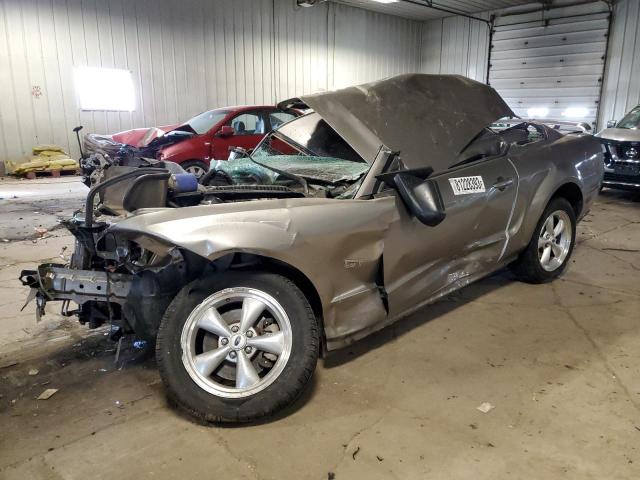 1ZVHT82H885166337 - 2008 FORD MUSTANG GT GRAY photo 1