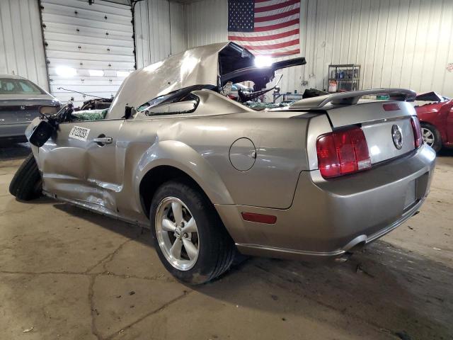 1ZVHT82H885166337 - 2008 FORD MUSTANG GT GRAY photo 2