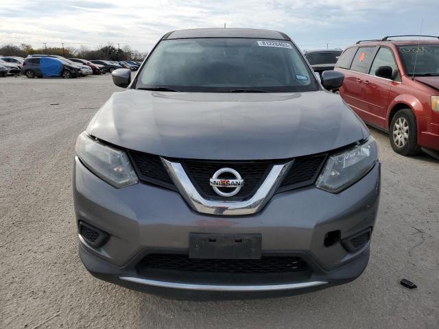 KNMAT2MT9GP607298 - 2016 NISSAN ROGUE S GRAY photo 5