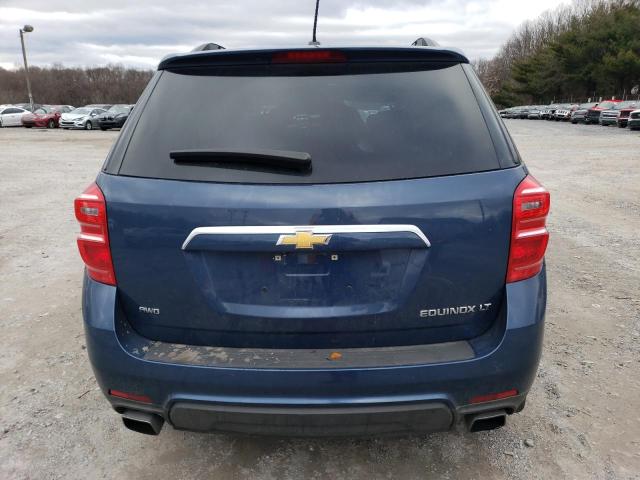 2GNFLFE34G6328795 - 2016 CHEVROLET EQUINOX LT BLUE photo 6